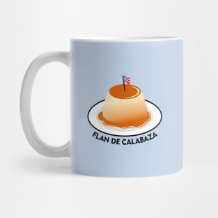 Pumpkin Flan Puerto Rico Food Dessert Boricua Mug